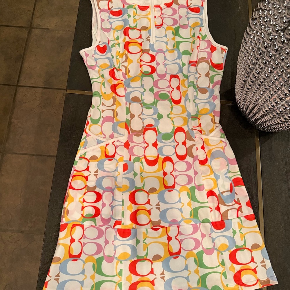 Colorful Patterned Sleeveless Dress